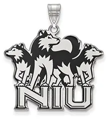 Northern Illinois University Huskies official logo jewelry by LogoArt