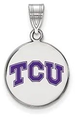 Texas Christian University Horned Frogs official logo jewelry by LogoArt