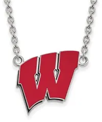 University of Wisconsin Badgers official logo jewelry by LogoArt